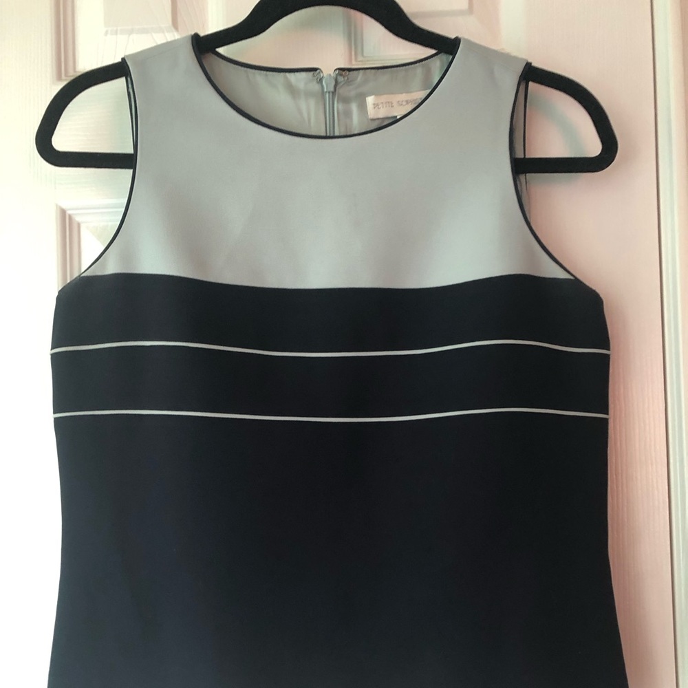 Mint Green and navy zip up tank top